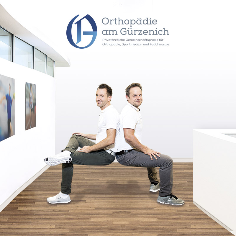 OAG-Campus_Historie_Laps-Pütz Dr. med. Guido Laps und Oliver Pütz, Orthopädie am Gürzenich, Privatärztliche Gemeinschaftspraxis
