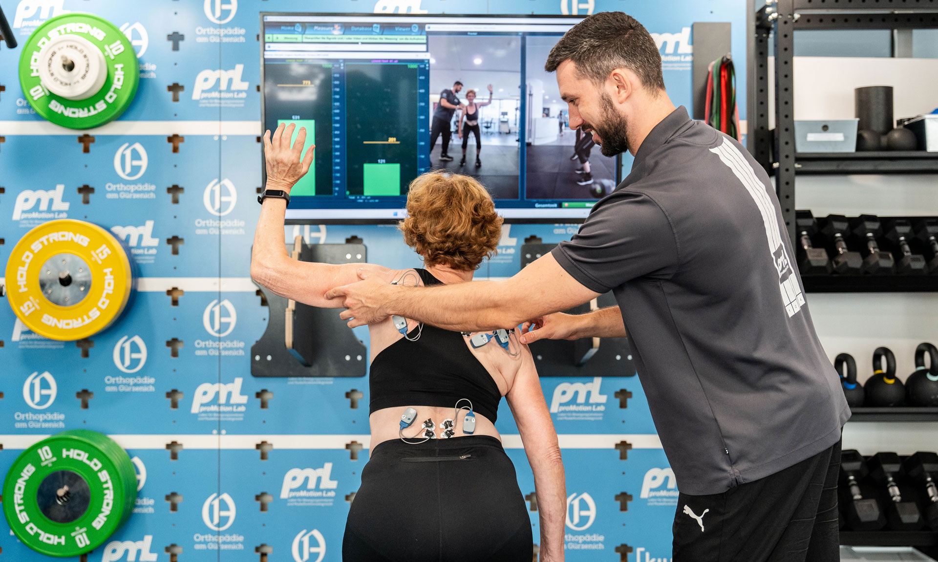 PML, Elektromyographie PML Biomechanische Ausstattung Elektromyographie (EMG)